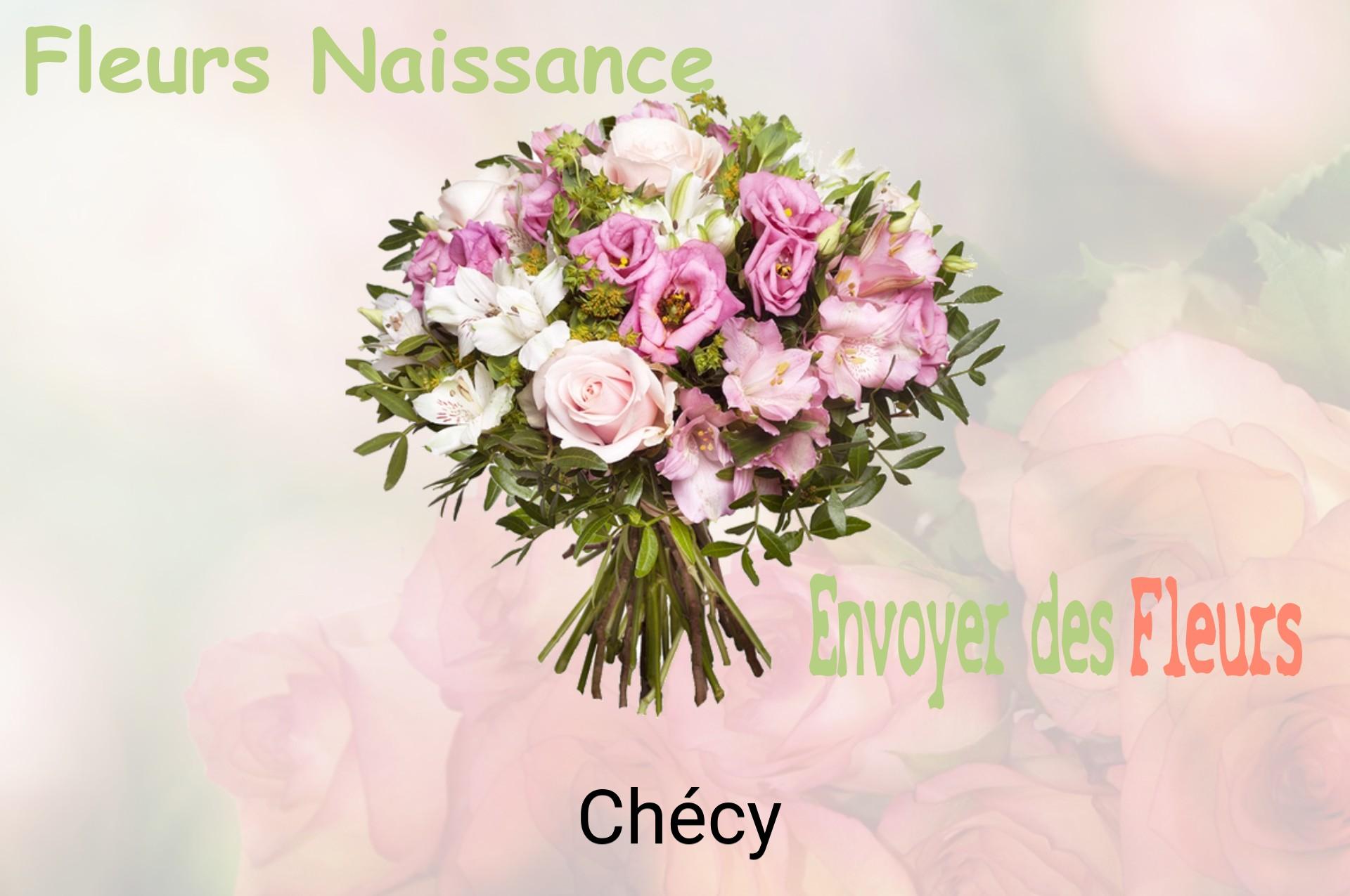 Bouquet de fleurs de naissance livré à Chécy